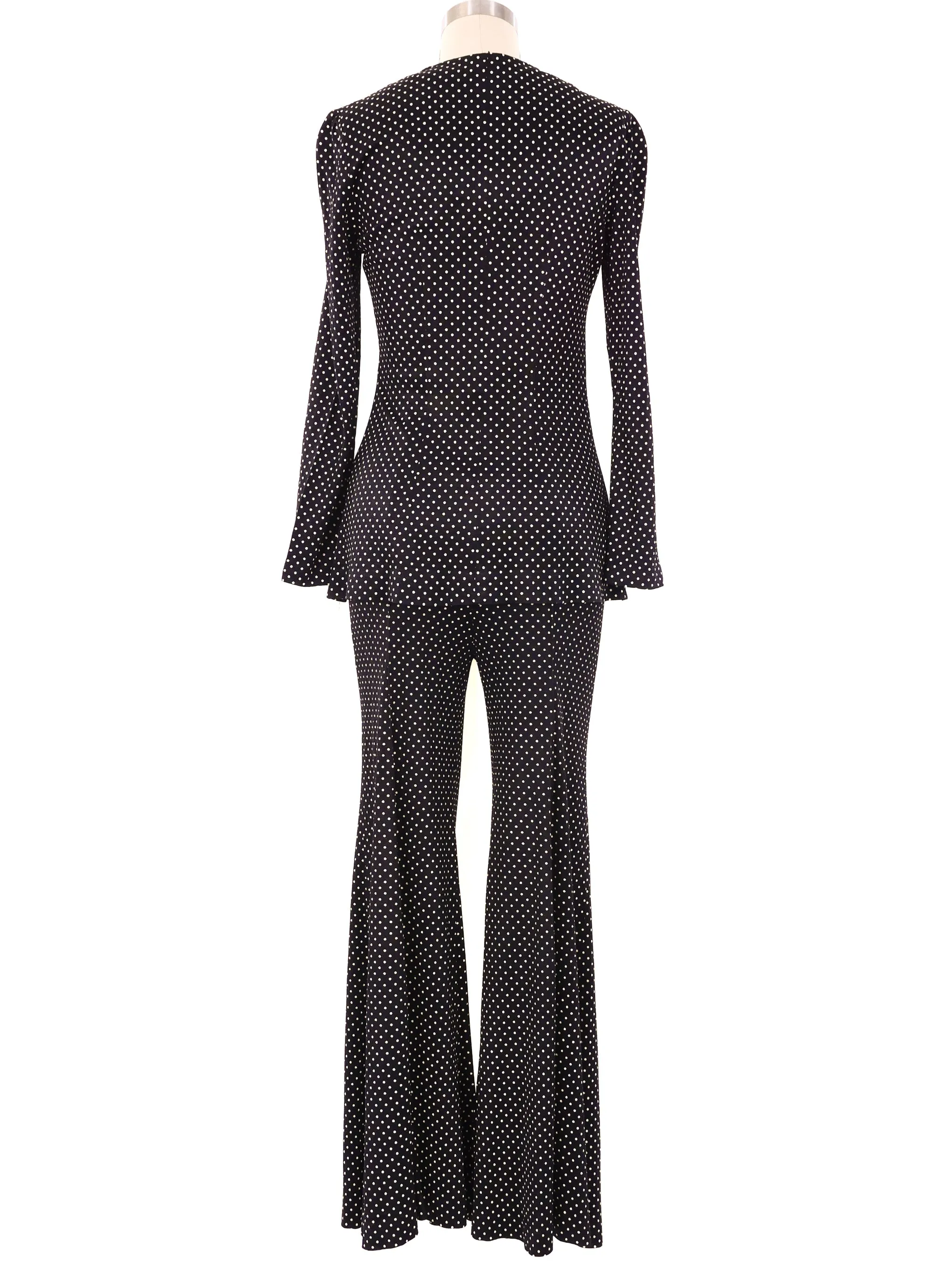 1970's Polka Dot Pant Suit