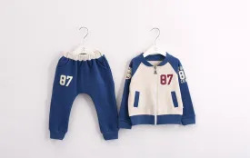 Anlencool 2020 Active baby boy set Offer Hot Sale Coat Zipper Full Spring Children's Sports Suit Models 87 Child clothing