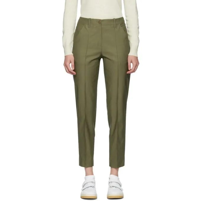 A.P.C. Khaki Augusta Trouser