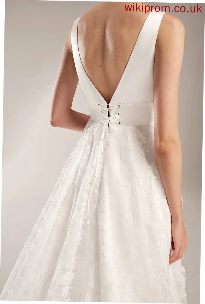 Ball-Gown/Princess V-neck Chapel Train Olivia Dress Wedding Dresses Wedding