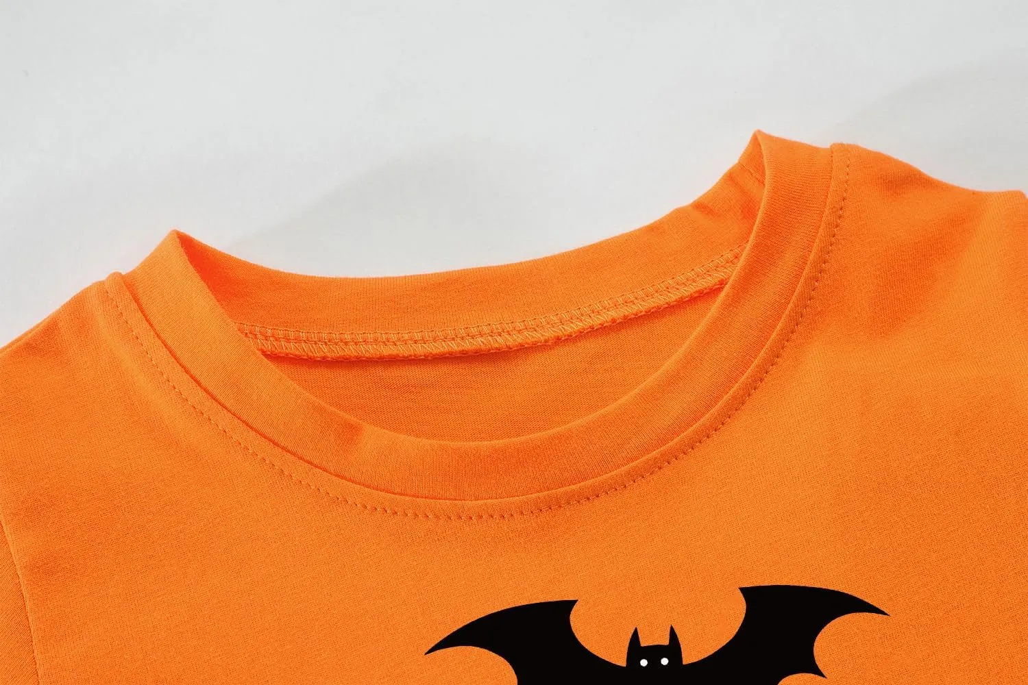 Boys Halloween T-Shirts Halloween Pumpkin Shirts Kids Ghost Trick or Treat Boo Print Tops Tees 3-10 Years