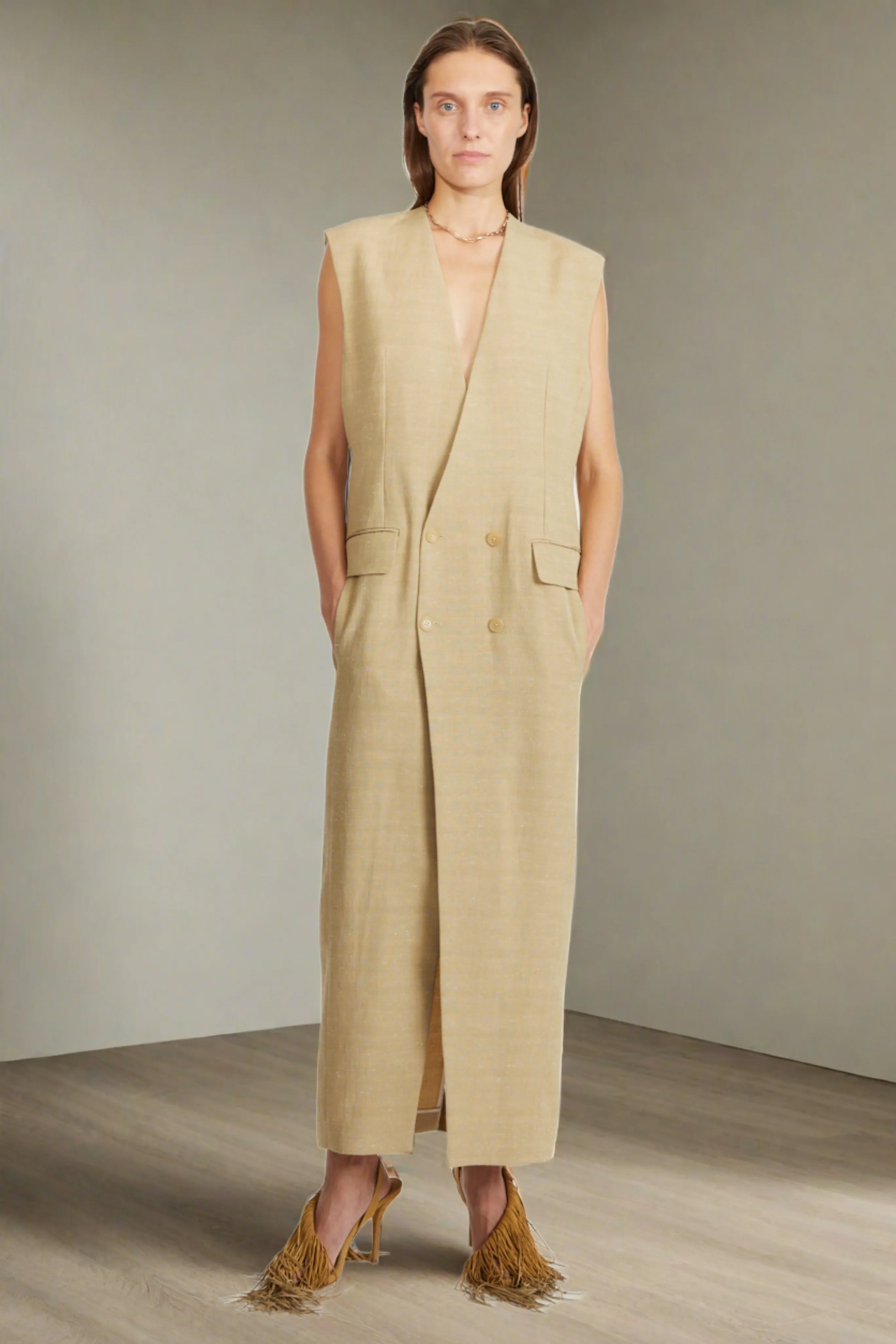Double Breasted Coat Dress