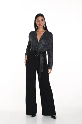 Frank Lyman 249269 jumpsuit silver/black