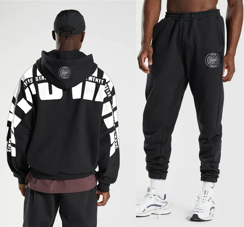 Hzori New Exercise Outfit Men's Winter Warm and Loose Hooded Sweatshirt Running Workout Training Clothes Fleece Thickening