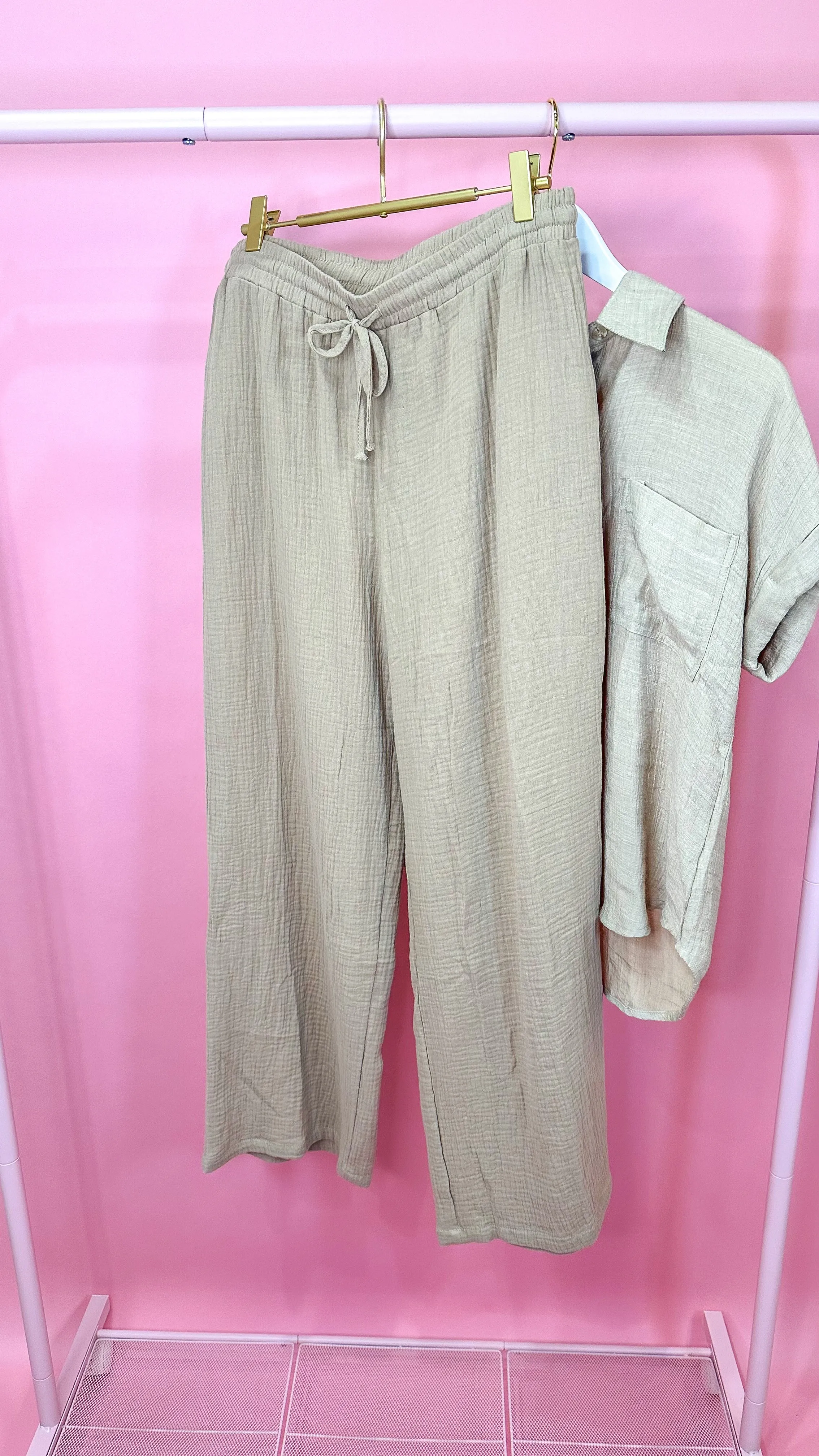 Khaki Summer Breeze Pants