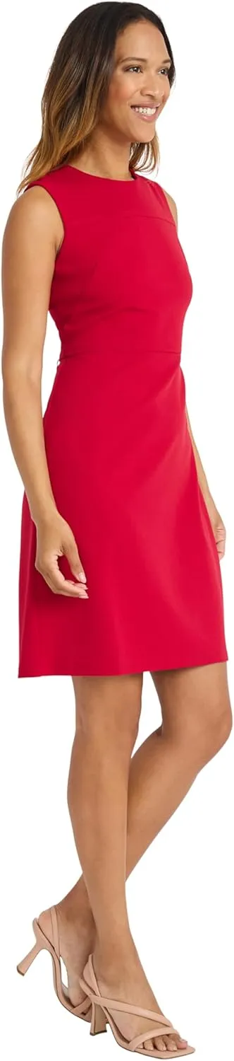 Maggy London Sleeveless Knee Length Sheath Wedding Guest Or Work Dress for Women