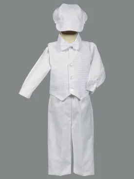 Nathan Boys Cotton Christening Vest Set