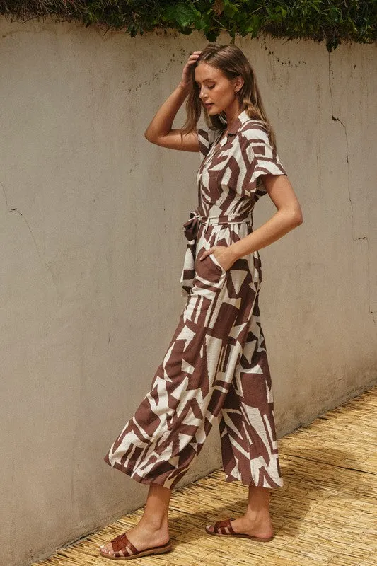 Riviera Ready Printed Jumpsuit