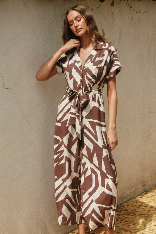 Riviera Ready Printed Jumpsuit