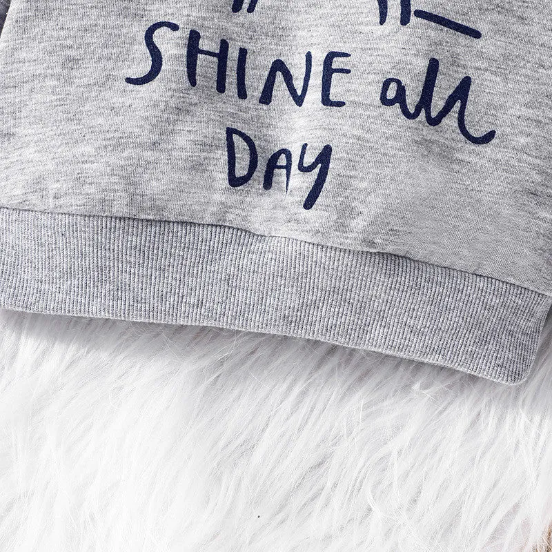 Shine All Day Sweatshirt and Sweatpants Set