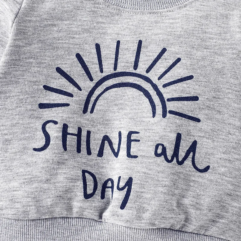 Shine All Day Sweatshirt and Sweatpants Set