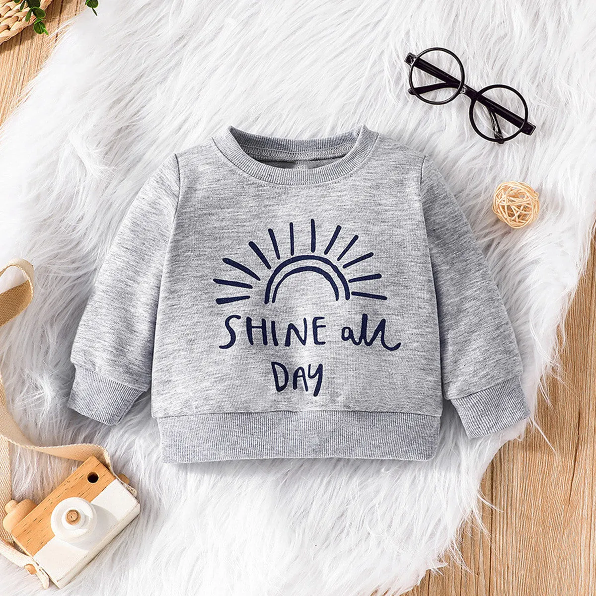 Shine All Day Sweatshirt and Sweatpants Set