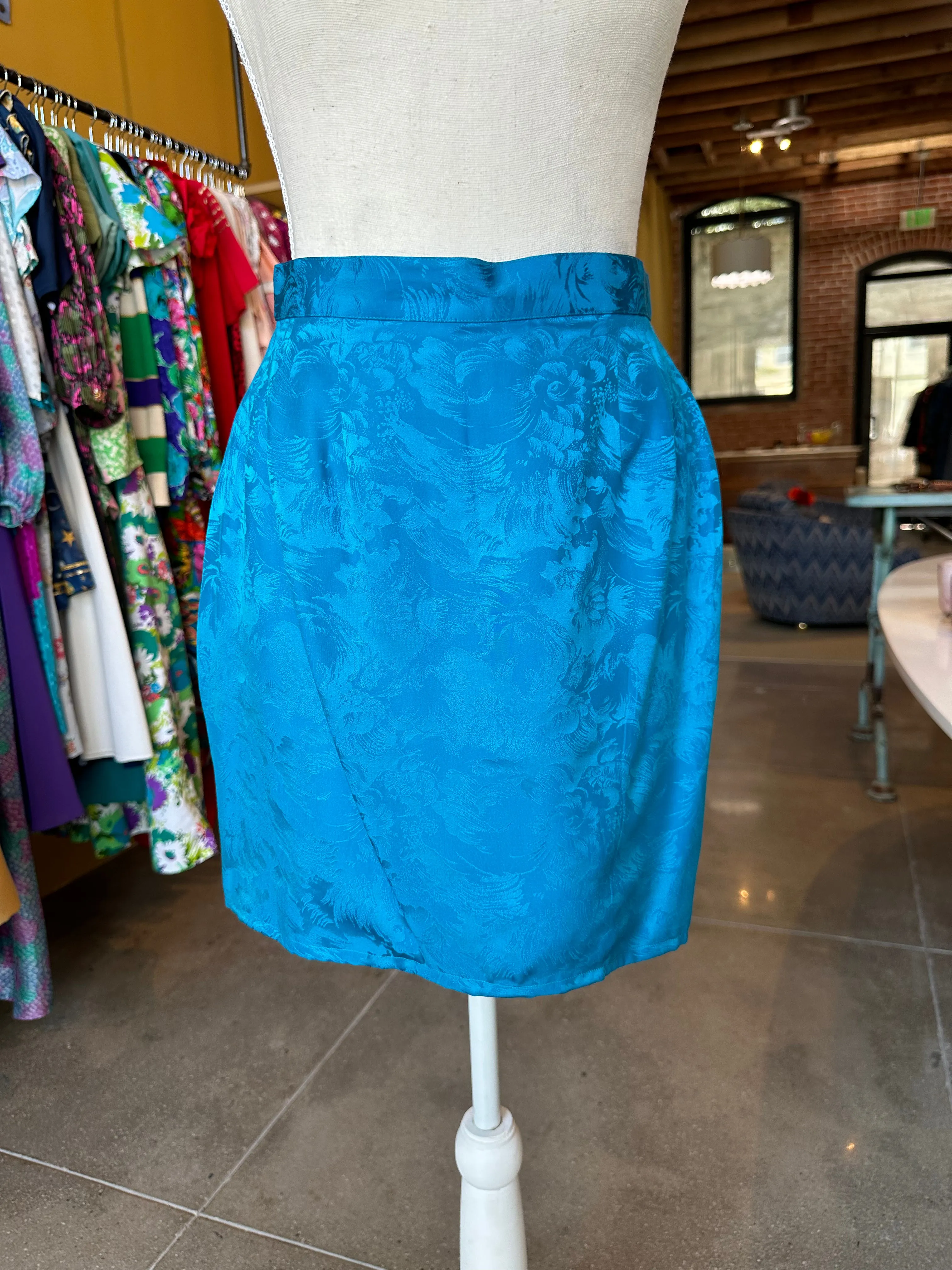 Silk Skirt Set