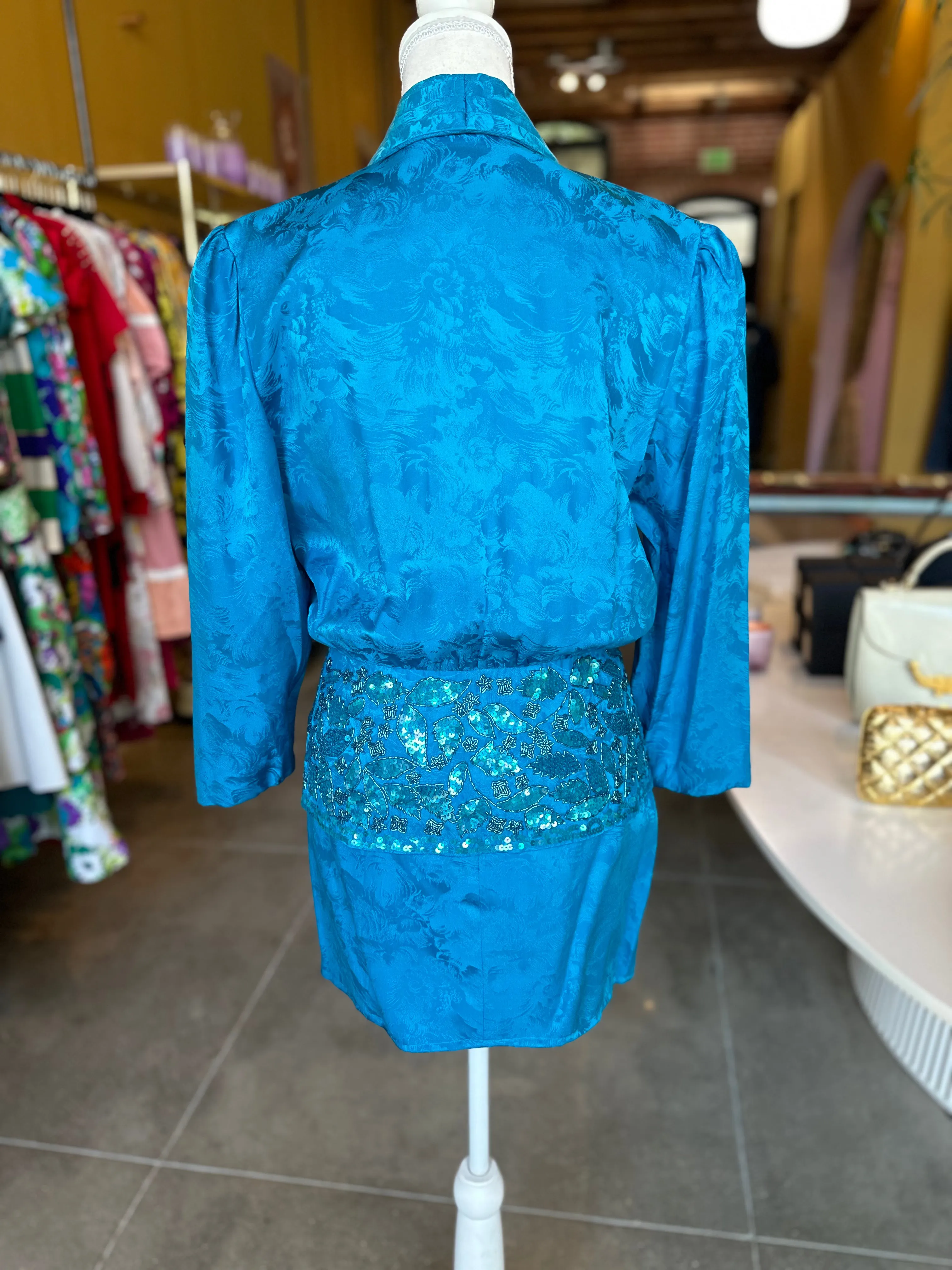 Silk Skirt Set
