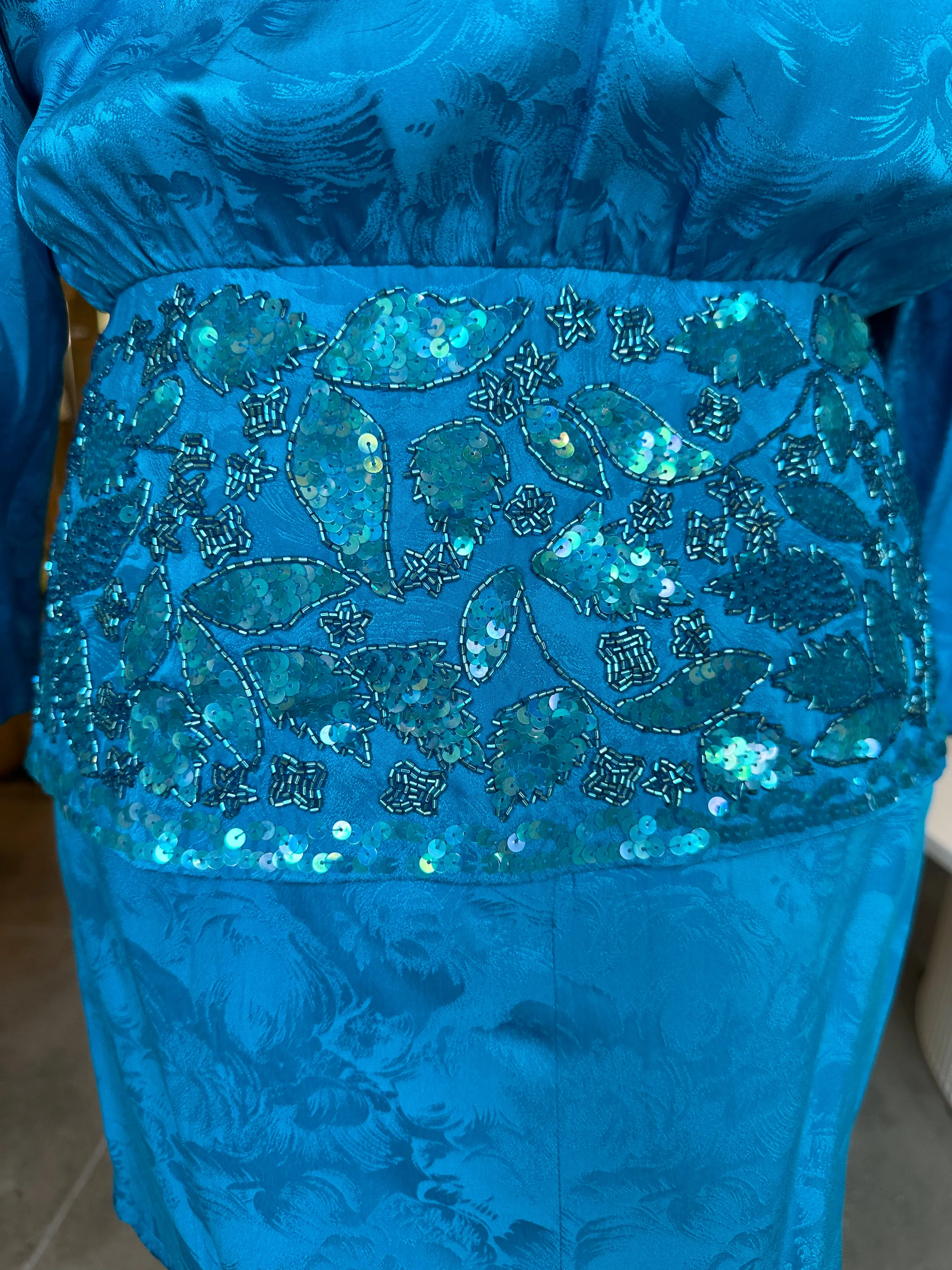 Silk Skirt Set