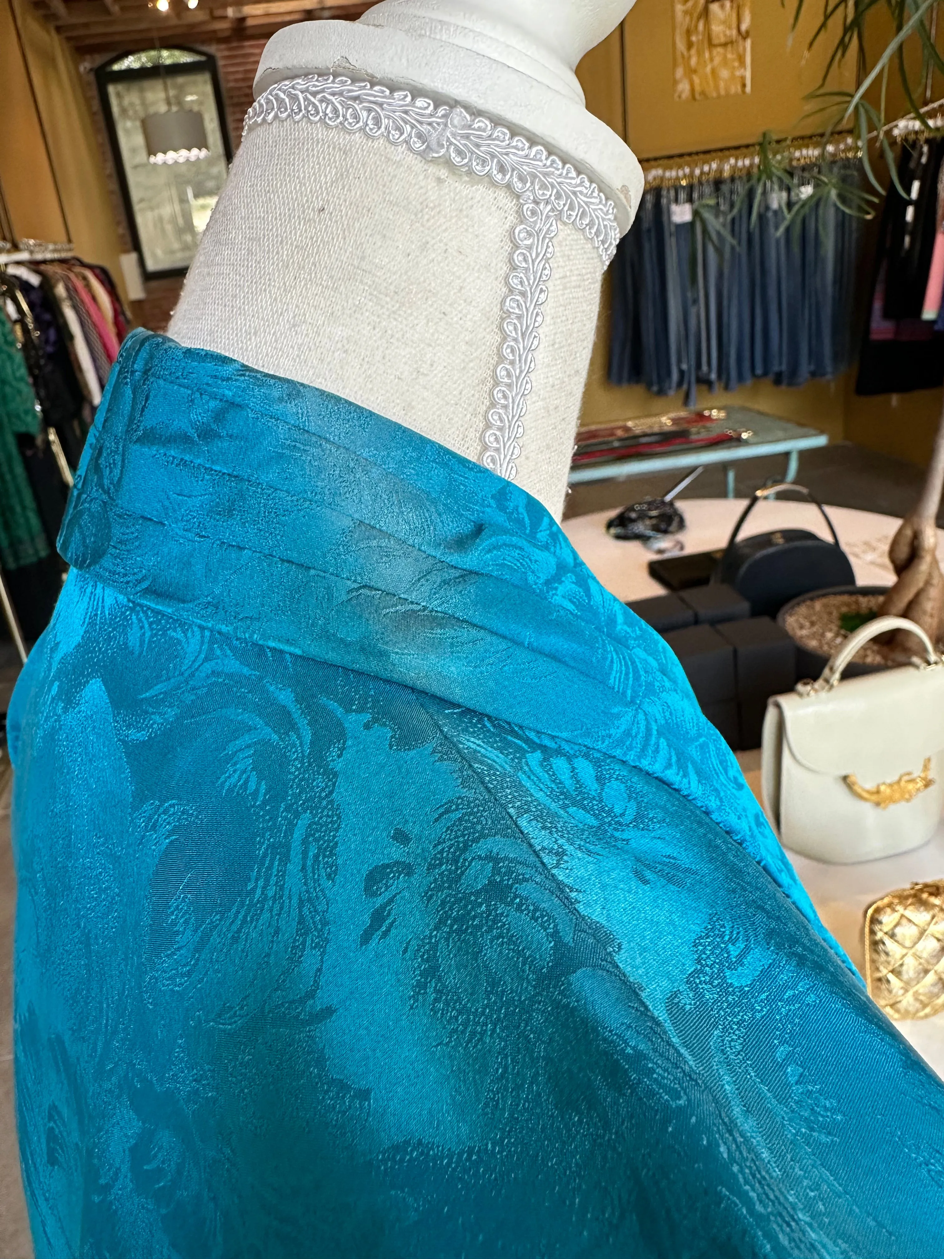 Silk Skirt Set