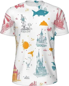 T-Shirts for Men Boys Unisex 3D Printed Shirts Short Sleeve Graphic Tees Shirt