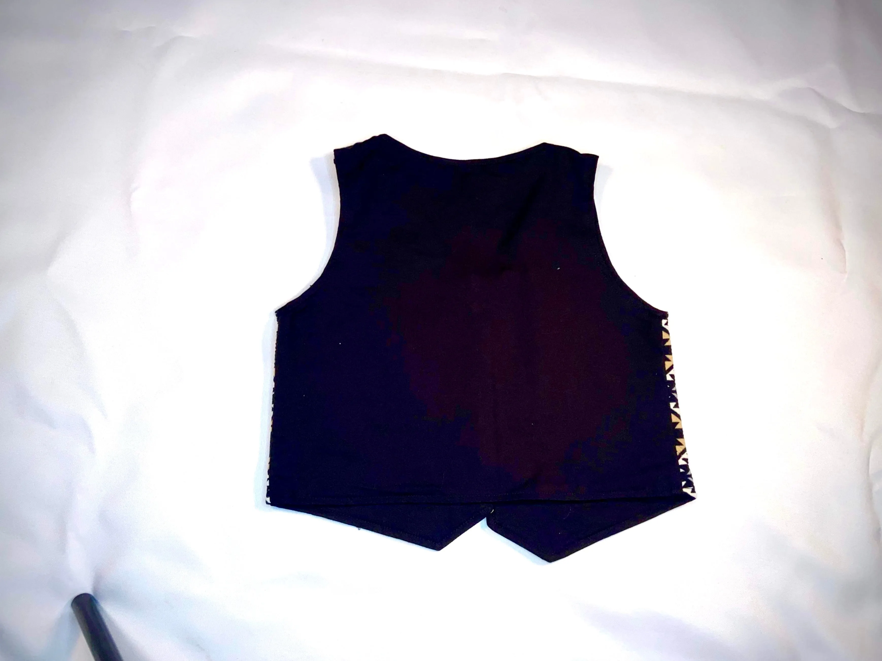 Tan Diamonds Toddler Vest