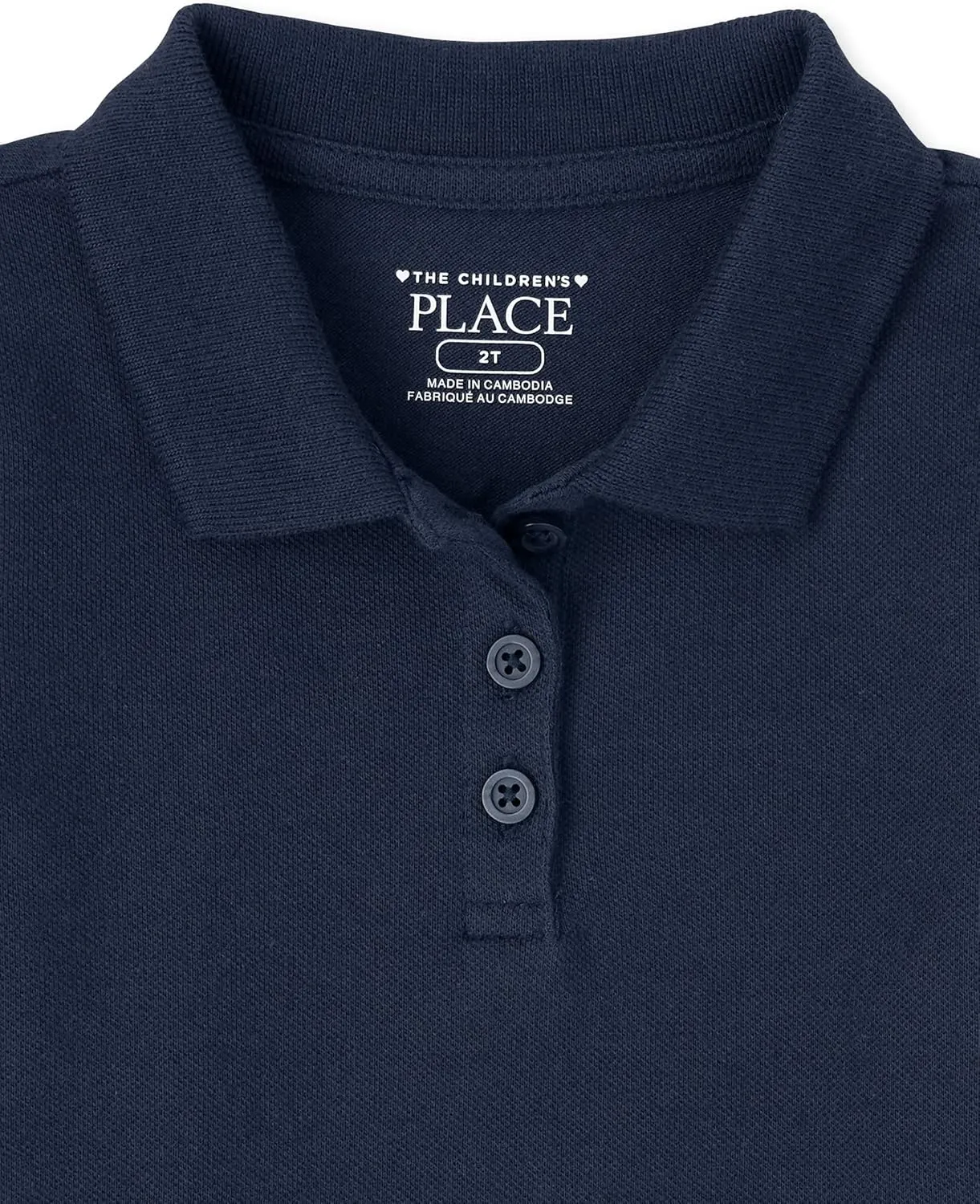 The Children's Place Baby Girls' and Toddler Short Sleeve Pique Polo