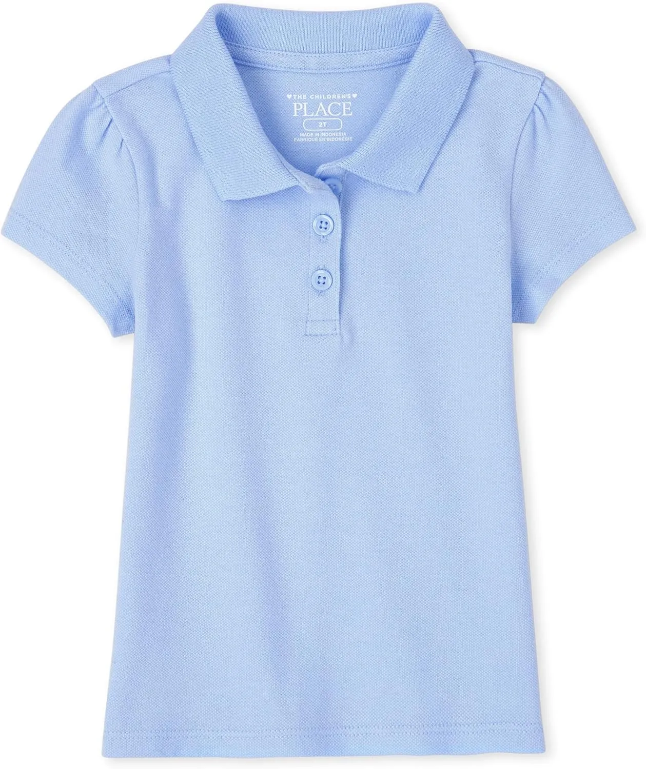 The Children's Place Baby Girls' and Toddler Short Sleeve Pique Polo