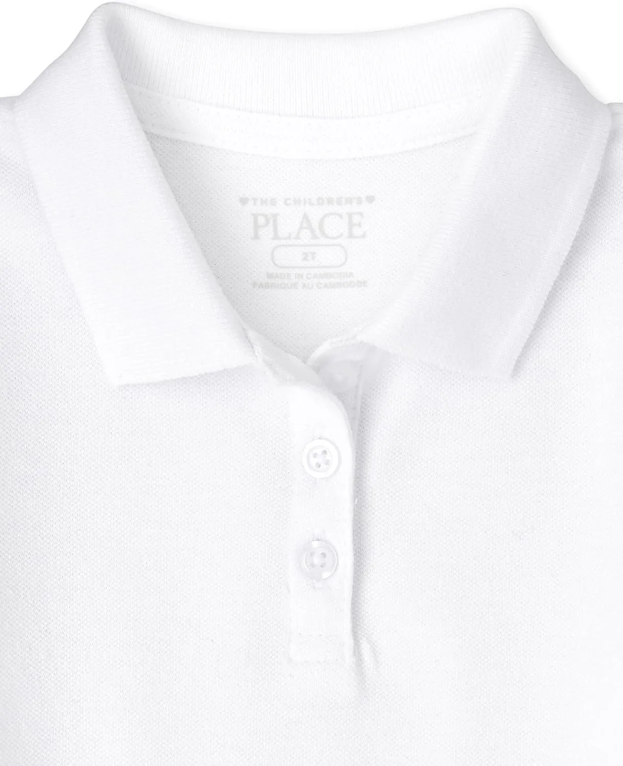 The Children's Place Baby Girls' and Toddler Short Sleeve Pique Polo