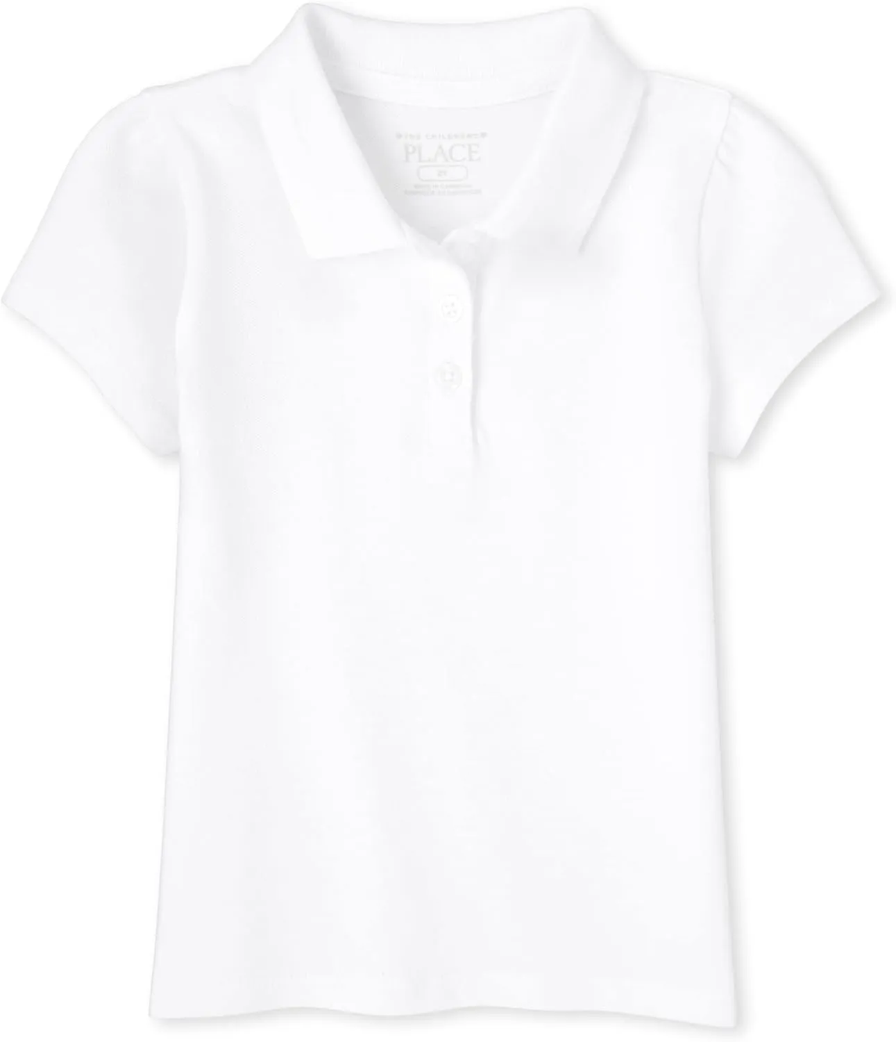 The Children's Place Baby Girls' and Toddler Short Sleeve Pique Polo