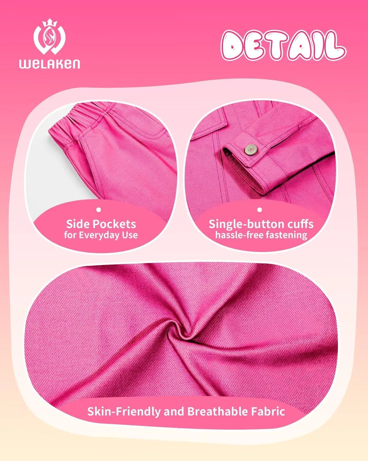 WELAKEN Denim Skirt Sets for Girls Kids & Teen (Jean Jacket   Mini Skirts) II Girl's Clothing Sets