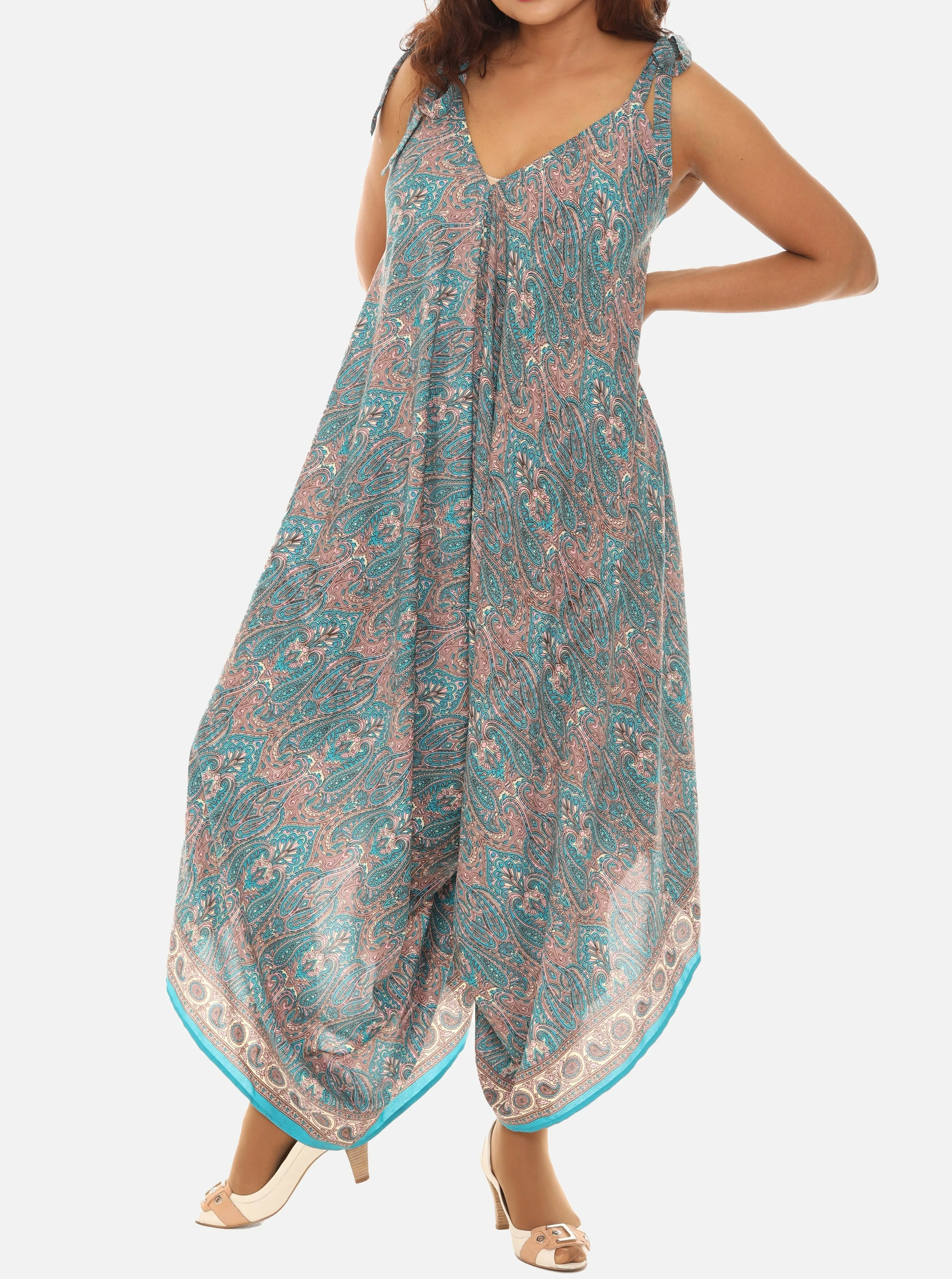 Women Printed Harem Jumpsuit