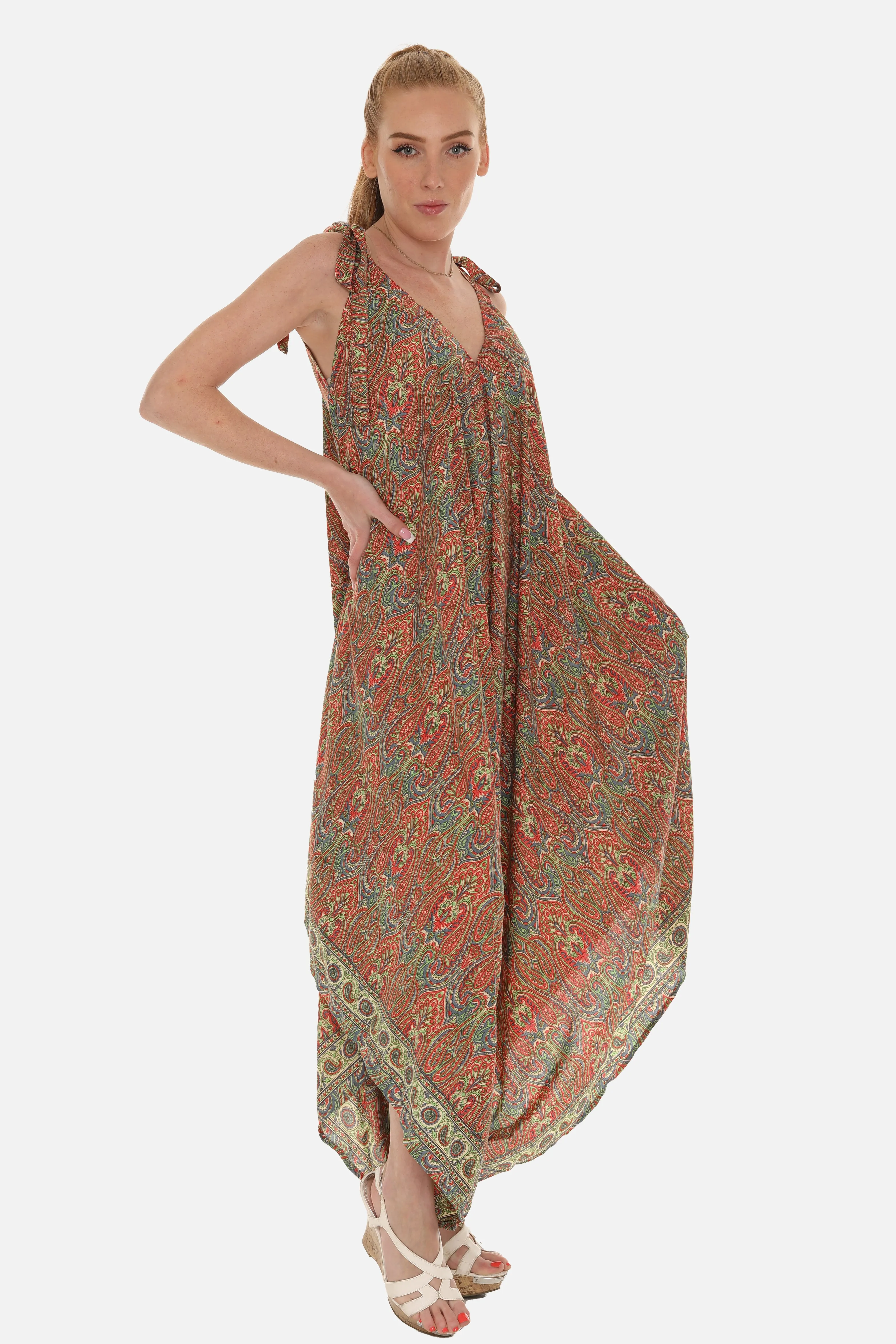 Women Printed Harem Jumpsuit