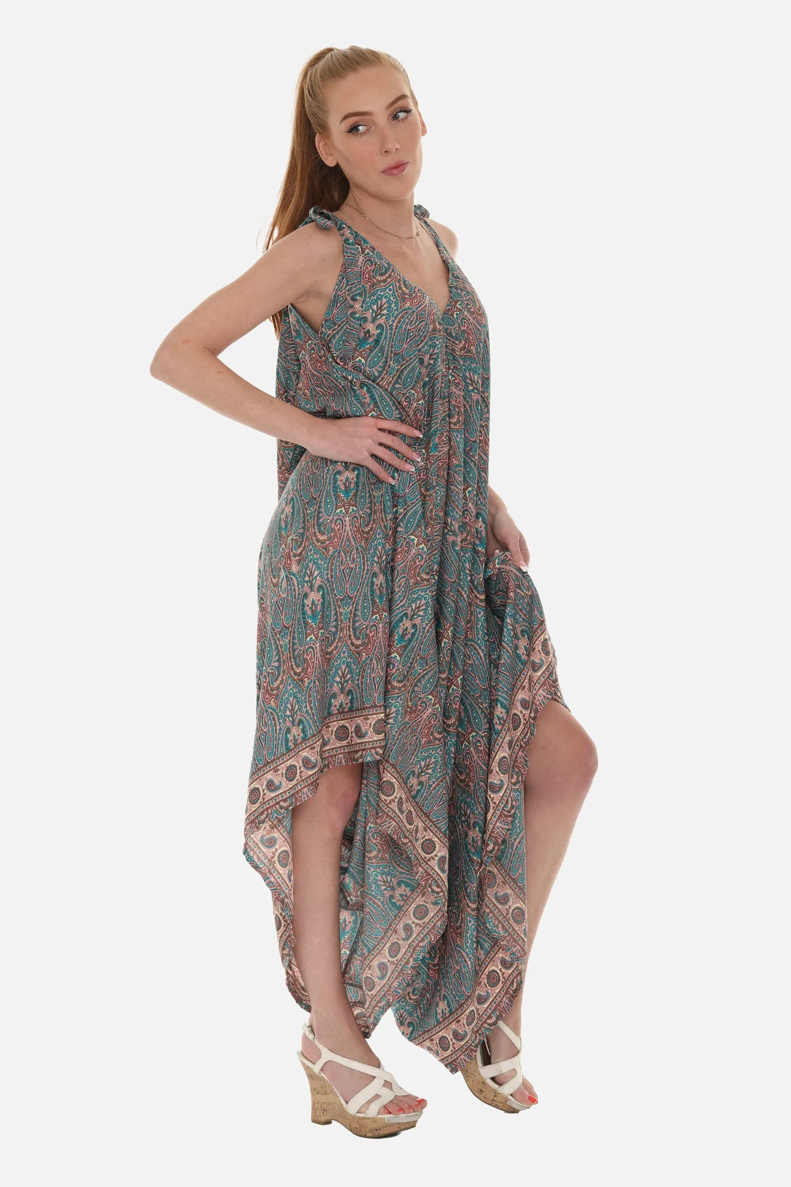 Women Printed Harem Jumpsuit
