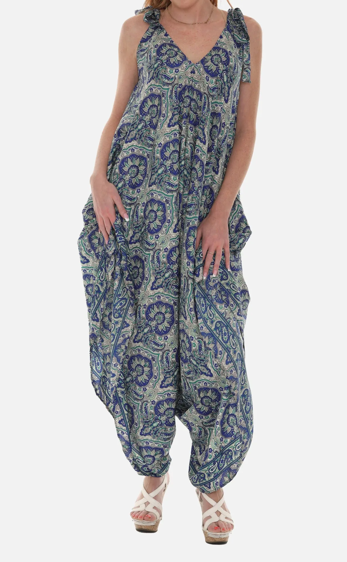 Women Printed Harem Jumpsuit