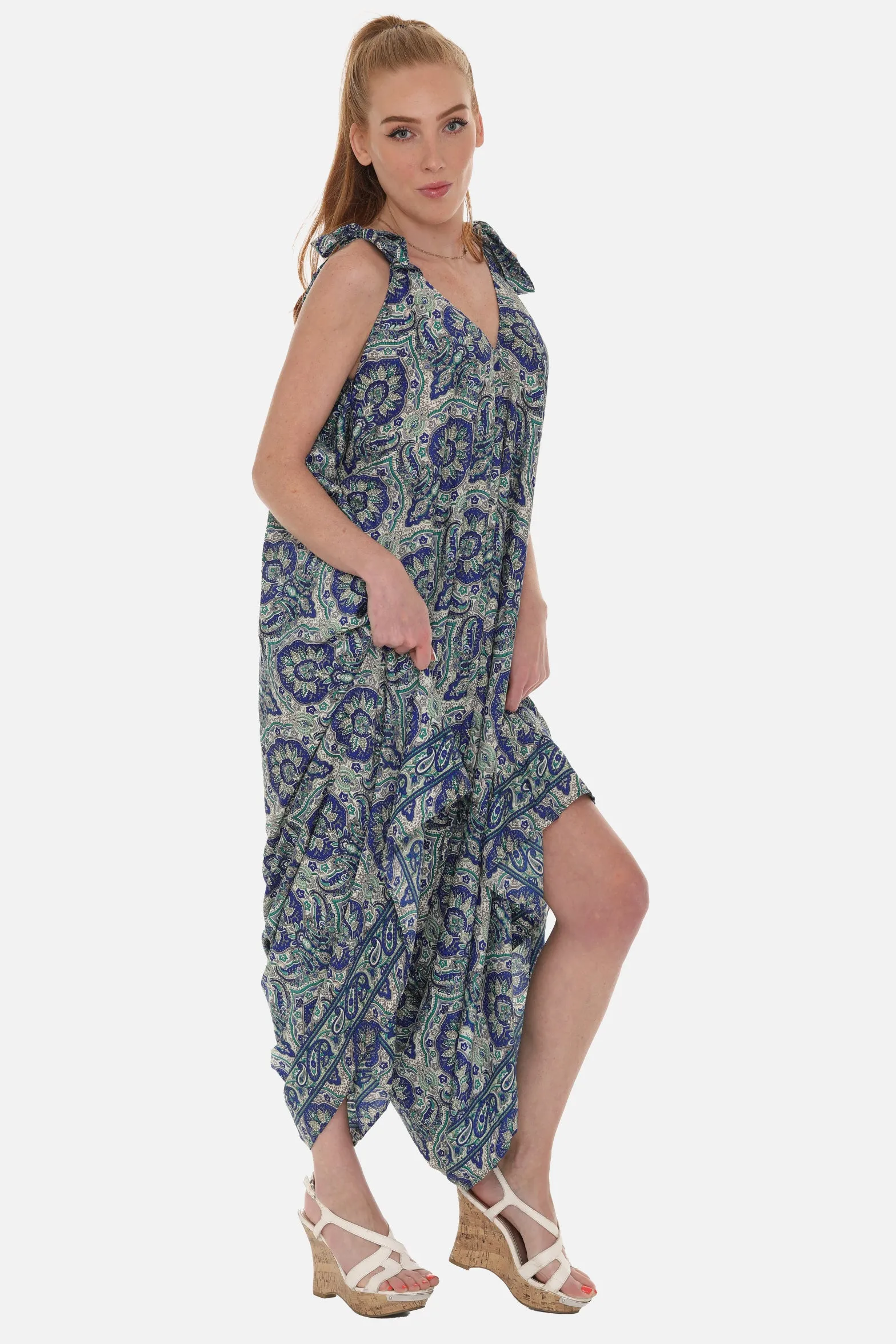 Women Printed Harem Jumpsuit